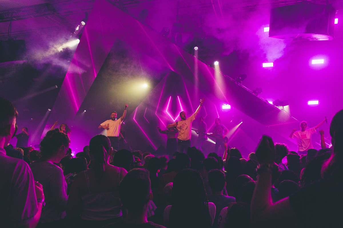 life church men performing on stage bradford